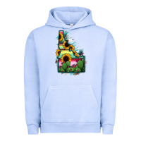 Pigment Grape Ice Idaho Map Sunflower Cactus Serape Urban Hoodie - RanaPortraitStore