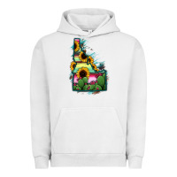 Pigment Lunar Rock Idaho Map Sunflower Cactus Serape Urban Hoodie - RanaPortraitStore