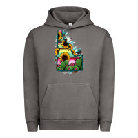 Pigment Tornado Idaho Map Sunflower Cactus Serape Urban Hoodie - RanaPortraitStore