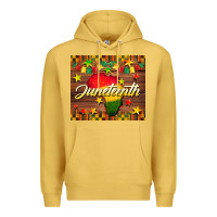 Antique Gold Juneteenth Premium Hoodie - BarkalooDesign