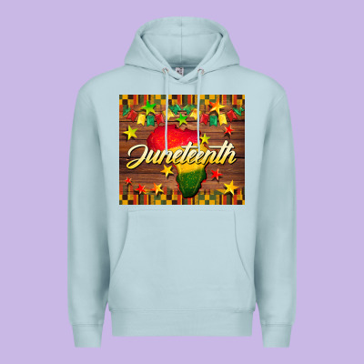 Juneteenth Premium Hoodie Designed By Barkaloodesign
