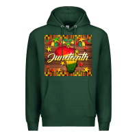 Sports Green Juneteenth Premium Hoodie - BarkalooDesign