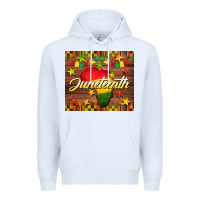 White Juneteenth Premium Hoodie - BarkalooDesign