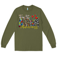 Army Green fight for autism awareness Long Sleeve Tee - RacoonDesign