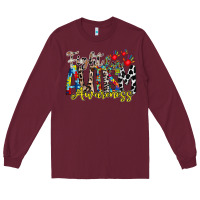 Burgundy fight for autism awareness Long Sleeve Tee - RacoonDesign