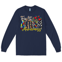 Navy fight for autism awareness Long Sleeve Tee - RacoonDesign