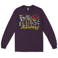 Plum fight for autism awareness Long Sleeve Tee - RacoonDesign