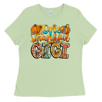 Matcha one thankful gigi Ladies Tee - CowhideDigitalArt