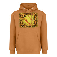 Meerkat watercolor glitter leopard softball background Heavyweight Hoodie - RanaPortraitStore