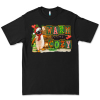Black Warm And Cozy Penguin Premium Tee - FaDigitalArtStudio