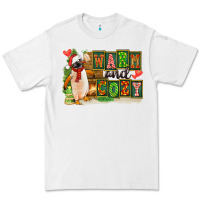 White Warm And Cozy Penguin Premium Tee - FaDigitalArtStudio
