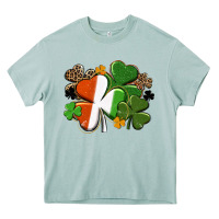 Arona Irish flag shamrock St. Patricks Day Heavy Core Tee - FaDigitalArtStudio