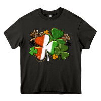 Asphalt Irish flag shamrock St. Patricks Day Heavy Core Tee - FaDigitalArtStudio