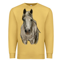 Antique Gold horse Premium Sweatshirt - RanaPortraitStore