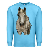 Ocean Blue horse Premium Sweatshirt - RanaPortraitStore