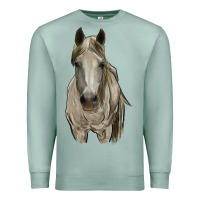 Seafoam horse Premium Sweatshirt - RanaPortraitStore