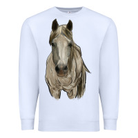 White horse Premium Sweatshirt - RanaPortraitStore