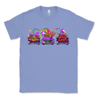 Colony Blue Mardi Gras Farm Trucks Classic Tee - FaDigitalArtStudio