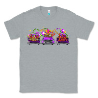 Heather Grey Mardi Gras Farm Trucks Classic Tee - FaDigitalArtStudio