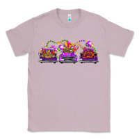 Lilac Mardi Gras Farm Trucks Classic Tee - FaDigitalArtStudio