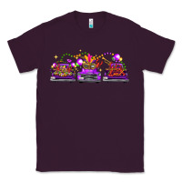 Plum Mardi Gras Farm Trucks Classic Tee - FaDigitalArtStudio