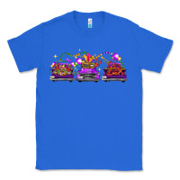 True Royal Mardi Gras Farm Trucks Classic Tee - FaDigitalArtStudio