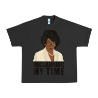 Pigment Black maxine reclaiming my time funny political quote t shirt Urban Heavy Tee - baoMotion