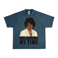 Midnight Navy maxine reclaiming my time funny political quote t shirt Urban Heavy Tee - baoMotion