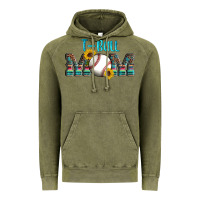 Vintage Olive sport t ball mom Vintage Hoodie - Artiststas