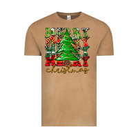 Vintage Camel Merry Christmas Tree Vintage Tee - CowhideDigitalArt