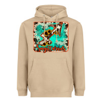 Mushroom Sagittarius turquoise cowhide Heavyweight Hoodie - RanaPortraitStore