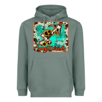 Sage Sagittarius turquoise cowhide Heavyweight Hoodie - RanaPortraitStore