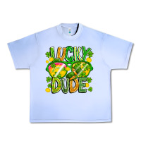 Grape Ice Lucky Dude Urban Heavy Tee - CowhideDigitalArt