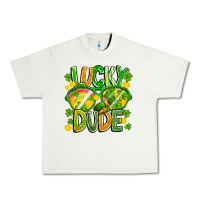 Pistachio Lucky Dude Urban Heavy Tee - CowhideDigitalArt