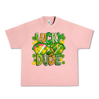 Salmon Lucky Dude Urban Heavy Tee - CowhideDigitalArt