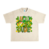 Sandshell Lucky Dude Urban Heavy Tee - CowhideDigitalArt