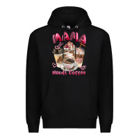Black mama needs coffee Premium Hoodie - BarkalooDesign