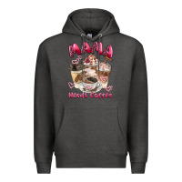 Charcoal Heather mama needs coffee Premium Hoodie - BarkalooDesign
