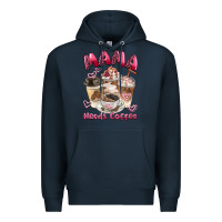Navy mama needs coffee Premium Hoodie - BarkalooDesign