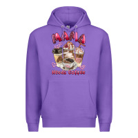 Purple mama needs coffee Premium Hoodie - BarkalooDesign