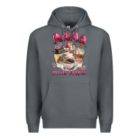 Rock mama needs coffee Premium Hoodie - BarkalooDesign