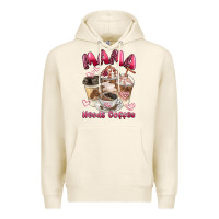 Tofu mama needs coffee Premium Hoodie - BarkalooDesign