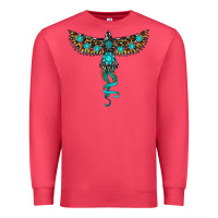 Cardinal turquoise thunderbird Premium Sweatshirt - RanaPortraitStore