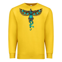 Lemon turquoise thunderbird Premium Sweatshirt - RanaPortraitStore