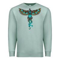Seafoam turquoise thunderbird Premium Sweatshirt - RanaPortraitStore