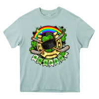 Arona St. Patrick's Day Hockey Heavy Core Tee - FaDigitalArtStudio