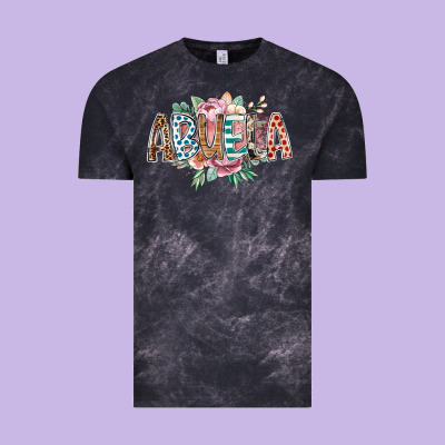 Abuela Flowers Vintage Tee Designed By Racoondesign