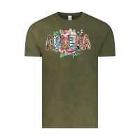 Vintage Olive abuela flowers Vintage Tee - RacoonDesign