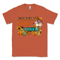 Copper Pumpkin Spice Junkie Classic Tee - FaDigitalArtStudio