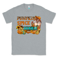 Heather Grey Pumpkin Spice Junkie Classic Tee - FaDigitalArtStudio